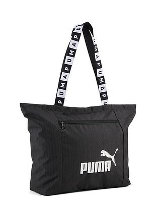 Сумка puma base shopper черная 09250701