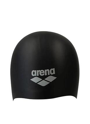 Шапочка для плавания arena long hair cap черная