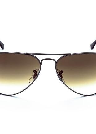 Сонцезахисні окуляри унісекс ray-ban aviator large metal rb 3025 004/51 58 мм gradient brown