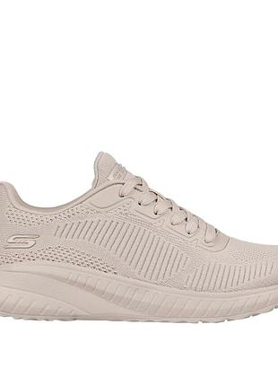 Кроссовки женские skechers bobs squad chaos бежевые