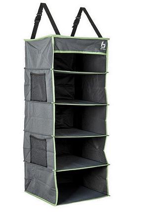 Шкаф-органайзер подвесной складной bo-camp 5 compartments anthracite (1709370)