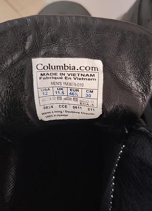 Кожаные ботинки columbia, 46 размер, 30 см 9