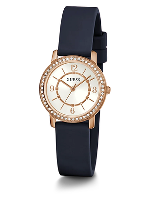 Guess gw0469l2 женские часы силиконовый ремешок белый циферблат