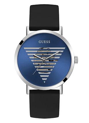 Guess gw0503g2 чоловічий годинник силіконовий ремінець синій циферблат