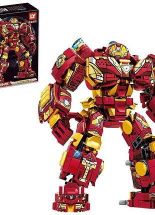 Комплект конструктор-модель броня mk6 iron man hulkbuster 823+ деталей із фігуркою для лего lego