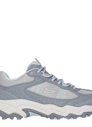 Кросівки жіночі skechers stamina at оливкові