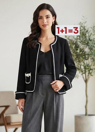 1+1=3 🎁 винтажный твидовый пиджак жакет от la boutique
