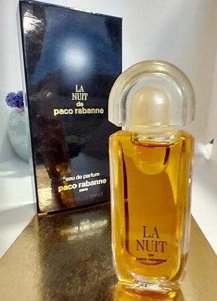 La nuit paco rabanne винтаж миниатюра 5мл