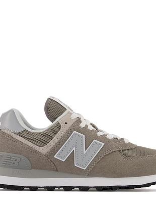 Кроссовки женские new balance 574 classic gl серые wl574evg