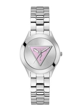 Guess tri plaque gw0675l1 женские часы серебристый циферблат стальной браслет