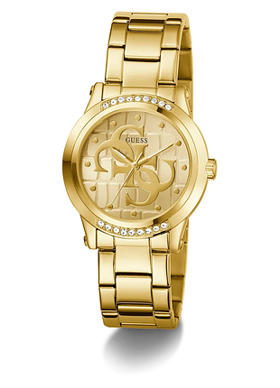Guess gw0861l2 женские часы стальной браслет золотистый циферблат