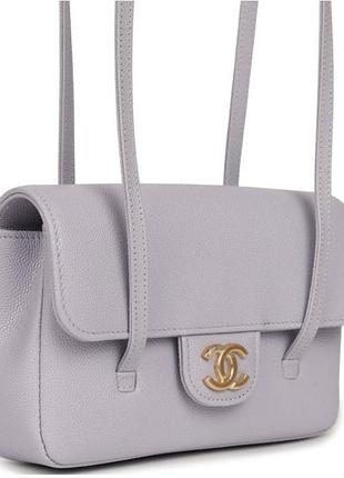 Сумка chanel сиреневая маленькая