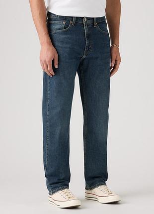 Чоловічі джинси levi’s 505 regular 005052141 — темно-сині (indigo), класичний прямий крій, levi's flex з tencel™. оригінал.