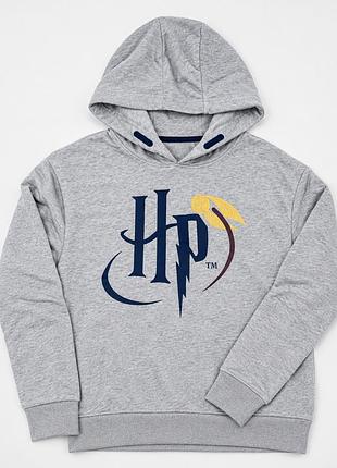 Дитяче худі harry potter hogwarts, сірий, розмір 134–140 см, 8–10 років