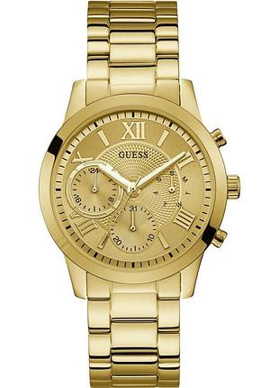 Guess w1070l2 женские часы стальной браслет золотистый циферблат