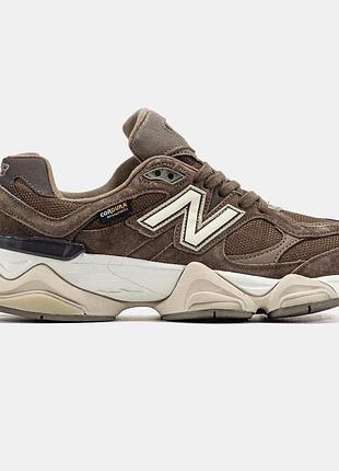 Кроссовки утепленные мужские new balance 9060 cordura termo brown beige термо