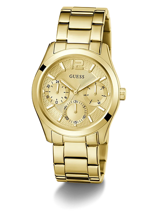 Guess gw0760l2 женские часы стальной браслет золотистый циферблат