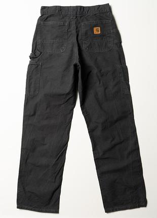 Carhartt mens black canvas work jeans vintage pant dungaree fit b151 blb [pmh017440]