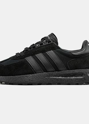 Чоловічі кросівки adidas retropy e5 triple black | 40–45
