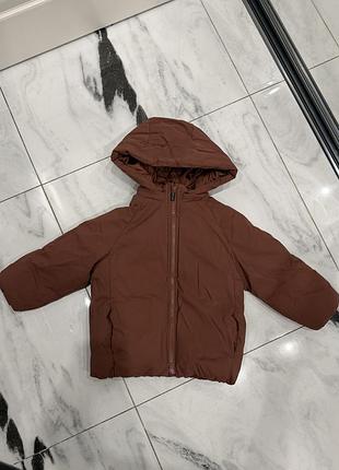 Куртка дитяча zara коричнева, розмір 110 (4-5 років)