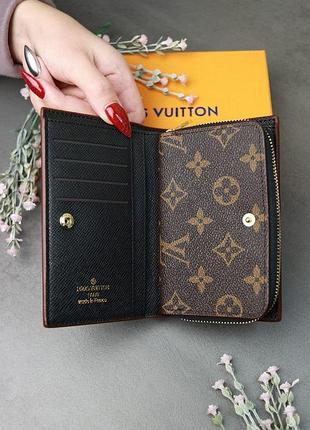 Кошелек louis vuitton книжка черная lux качество