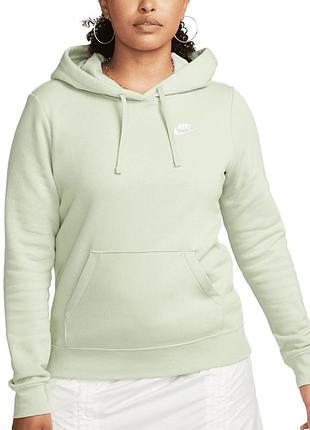 Женская толстовка nike w nsw club flc std po hdy мятная