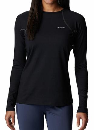 Термобілизна жіноча columbia heavyweight stretch long sleeve top чорна