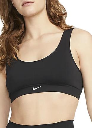 Бра женский nike w nk alate seamless bra черный