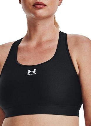 Бра женский under armour ua hg armour mid paduless черный