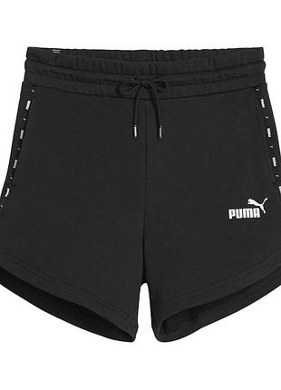 Шорты женские puma ess 5' tape shorts черные 67792401