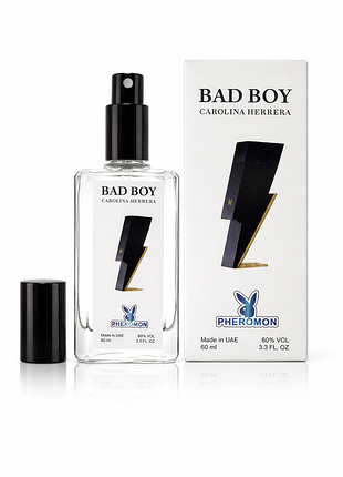 Чоловічі парфуми carolina herrera bad boy кароліна херера бед бой з феромонами 60 мл тестер