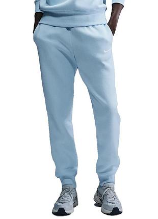 Штани жіночі nike w nsw phnx flc mr pant std блакитні
