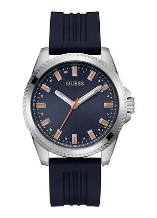 Guess gw0639g1 чоловічий годинник силіконовий ремінець синій циферблат