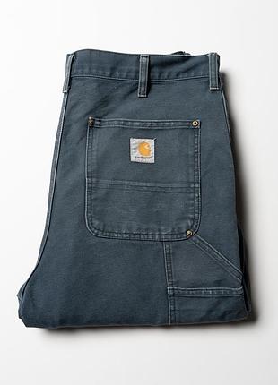 Carhartt double knee pant vintage work jeans blue [pmh017441]