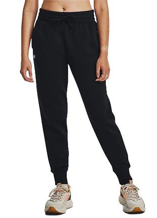 Брюки женские under armour ua rival fleece jogger черные