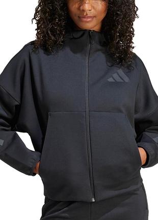 Женская толстовка adidas w z.n.e. fz черная