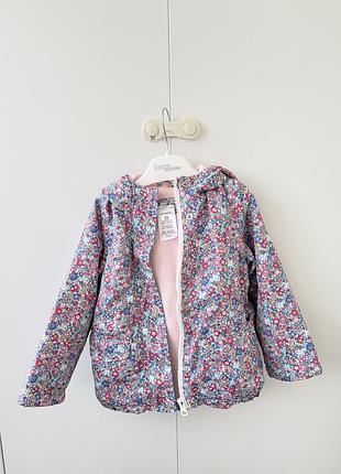Куртка для дівчинки carter’s різнокольорова з квітковим принтом на 1,5-2 роки