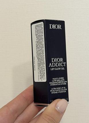 Блиск для губ dior addict lip glow oil, відтінок 001 pink juicy, 6 мл