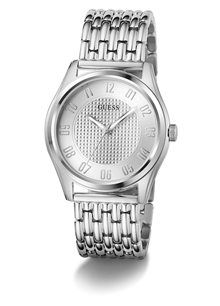 Guess tate gw0895g1 мужские часы серебристый циферблат стальной браслет