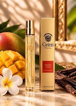 Мініатюра 9 мл gritti mango aoud екстракт нова