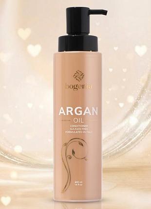Кондиционер для волос с аргановым маслом argan oil conditioner bg411 no002 (2035-01) 400 мл bogenia