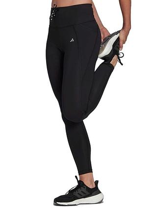 Леггинсы женские adidas run ess 1/1 tgt черные
