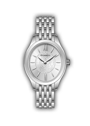 Guardo premium 012813-1 женские часы серебристый циферблат стальной браслет