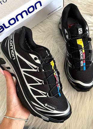 Salomon xt-6 black silver gore-tex 2