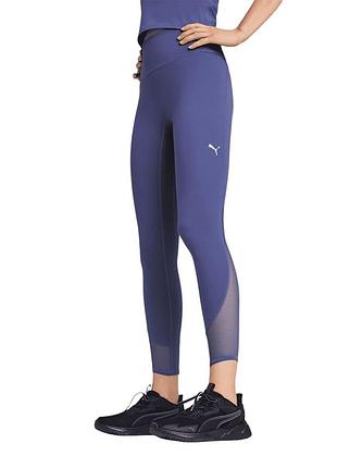 Леггинсы женские puma w cloudspun hw 7/8 tight фиолетовые 52666246