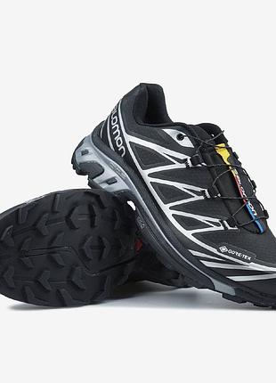 Salomon xt-6 black silver gore-tex 4