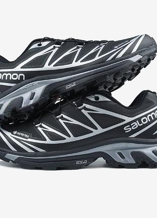 Salomon xt-6 black silver gore-tex 5