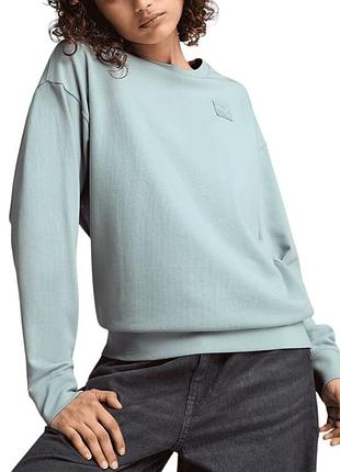 Женская толстовка puma ess elevated comfort crew мятная 68501767