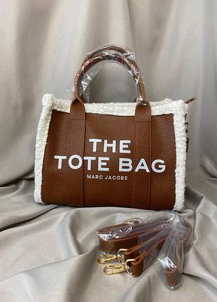 Marc jacobs tote bag brown