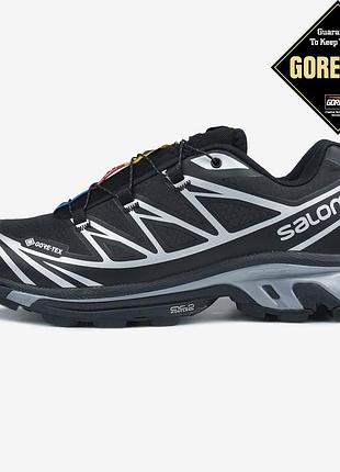 Salomon xt-6 black silver gore-tex